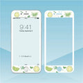 Verre trempé de dessin animé pour iPhone 11 Pro Max 7 8 PLUS, protecteur d'écran 3D à bords souples pour iPhone XS MAX XR, film de protection adorable, verre trempé de haute qualité pour iPhone