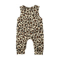 Bébé fille/ barboteuse léopard à manches longues ou sans manches pour bébés au design élégant et moderne
