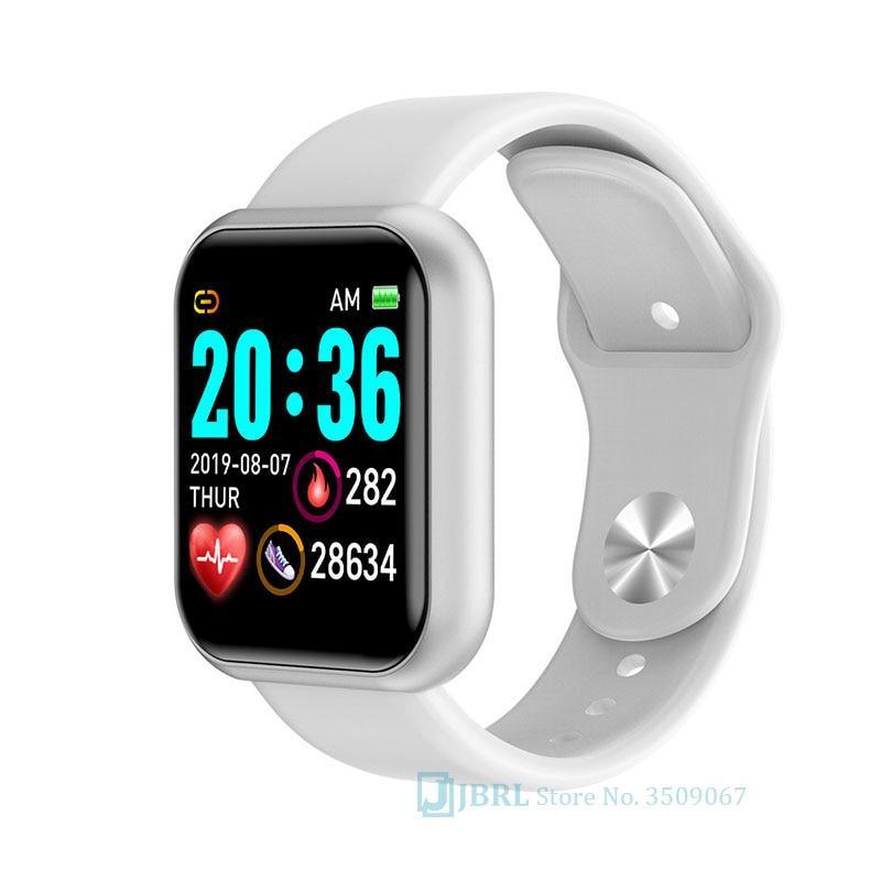 Montre intelligente de luxe, NOUVEAU style, en acier inoxydable, pour femmes et hommes, électronique, sport, bracelet, pour Android IOS, montre connectée carrée