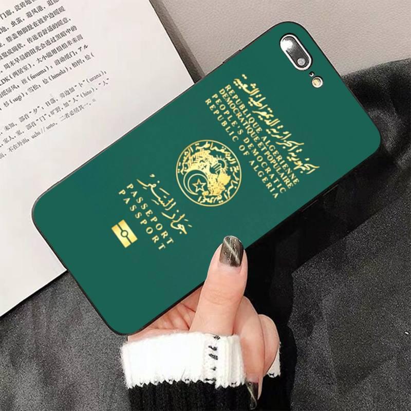 Coque de téléphone Fashion Passport pour iPhone 13 8 7 6 6s Plus X 5s Se 2020 Xr 11 12 Pro Xs Max Coque souple en silicone