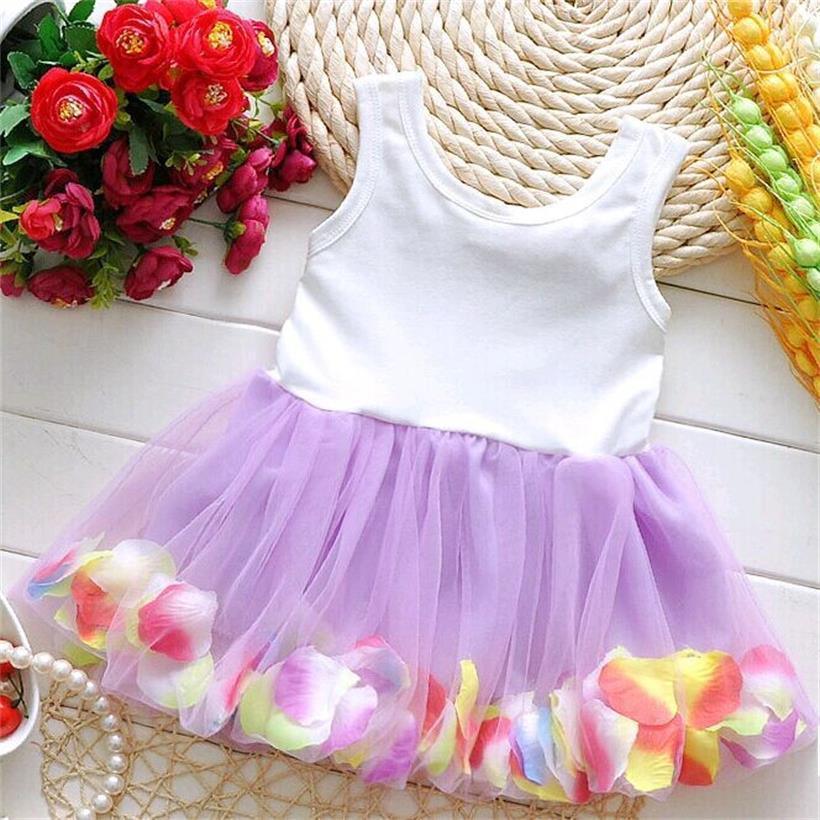 Robe de princesse de luxe moderne faite à la main pour petites filles, motif floral, sans manches, mini tutu, nœud, rose, jaune, rouge, vêtements pour enfants
