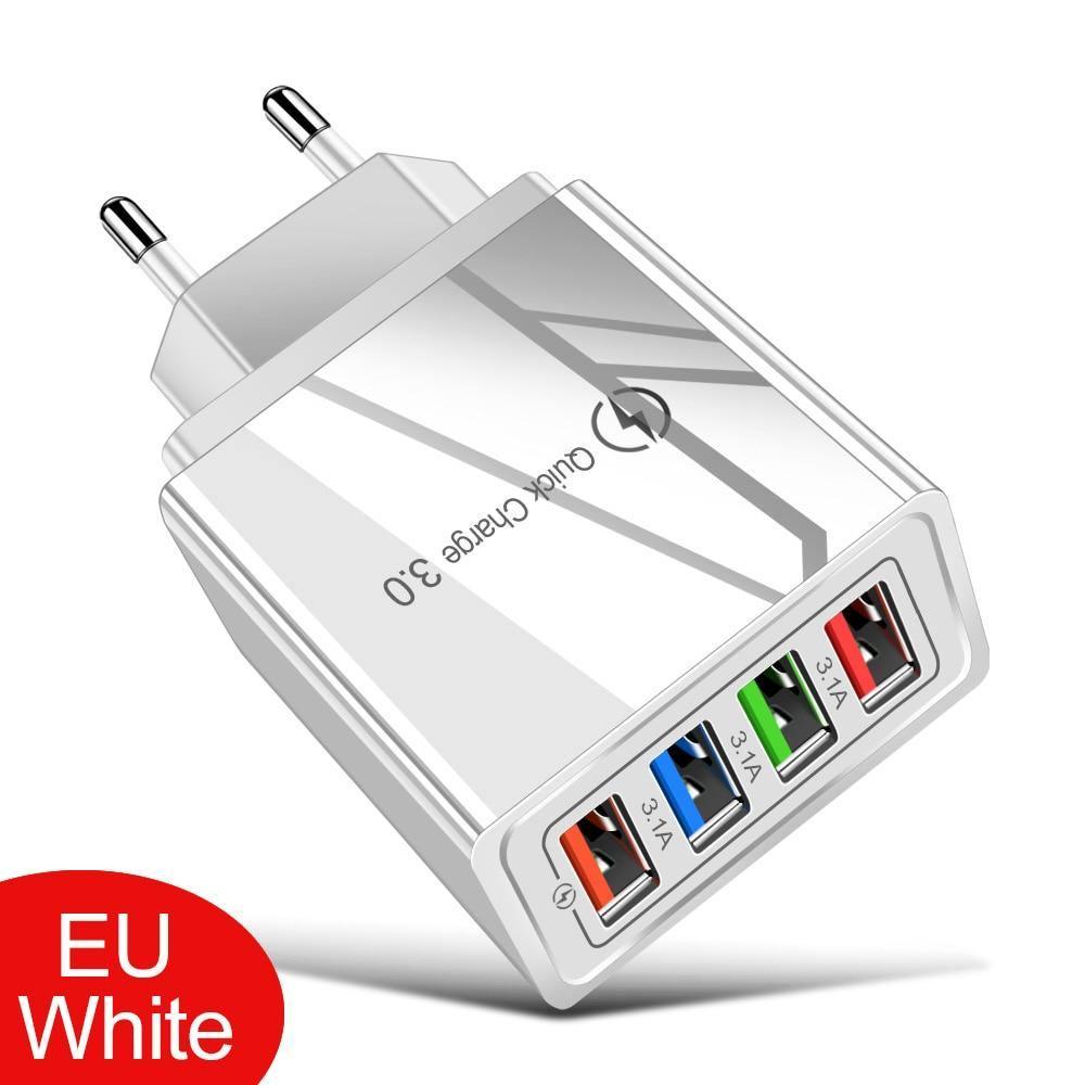 Chargeur USB portable Quick Charge 3.0 4.0 QC3.0 Accessoires de téléphone portable à charge rapide