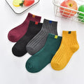 5 paires de chaussettes d'hiver pour bébés garçons, motif dessin animé ours, en coton respirant pour enfants, printemps automne