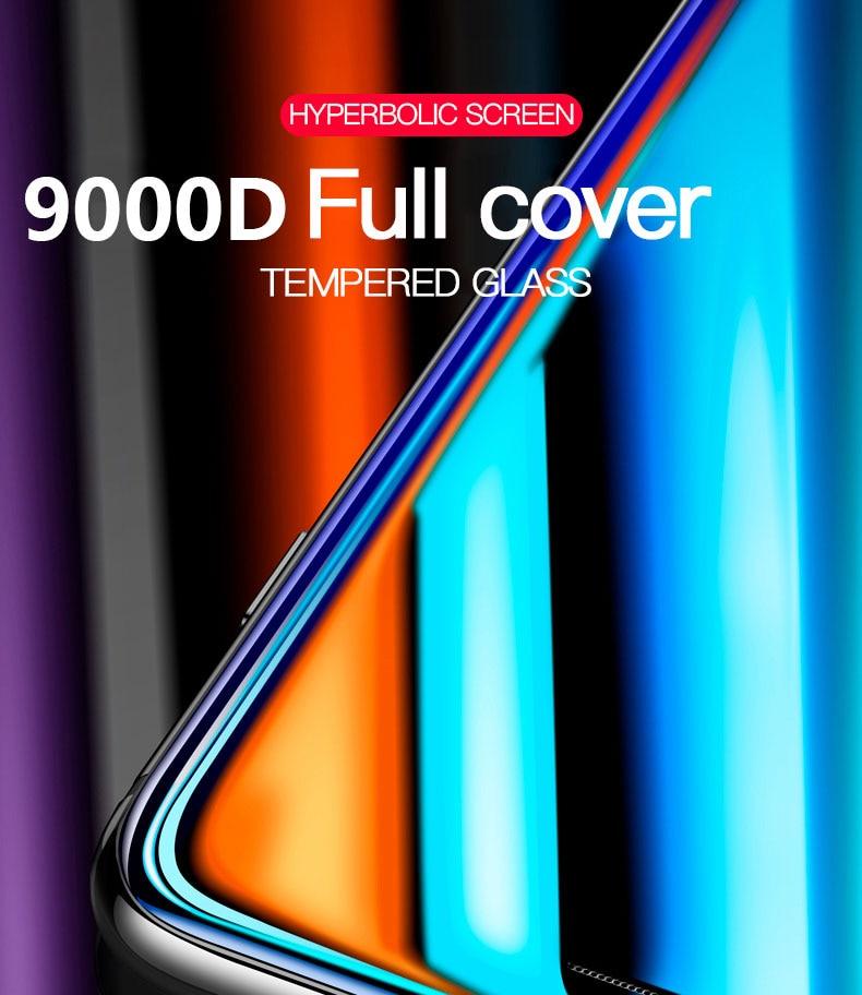 Verre de protection 9000D incurvé et souple pour iPhone SE 2020 6 6S Plus, protection d'écran en verre trempé pour iPhone 7 8 PLUS, film en verre anti-rayures et anti-traces de doigts pour iPhone.