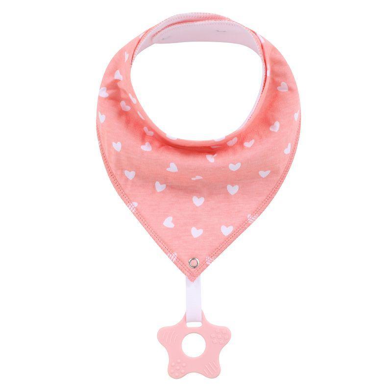 Bavoirs bandanas unisexes 100 % coton biologique super absorbants et doux pour bébé et jouets de dentition pour nouveau-né