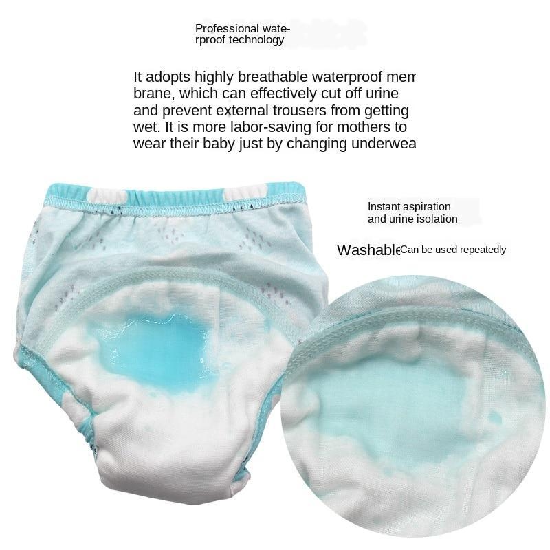 Couches d'apprentissage lavables pour bébé, couches en tissu, 6 épaisseurs de gaze, respirantes, réutilisables, pour nouveau-nés, printemps