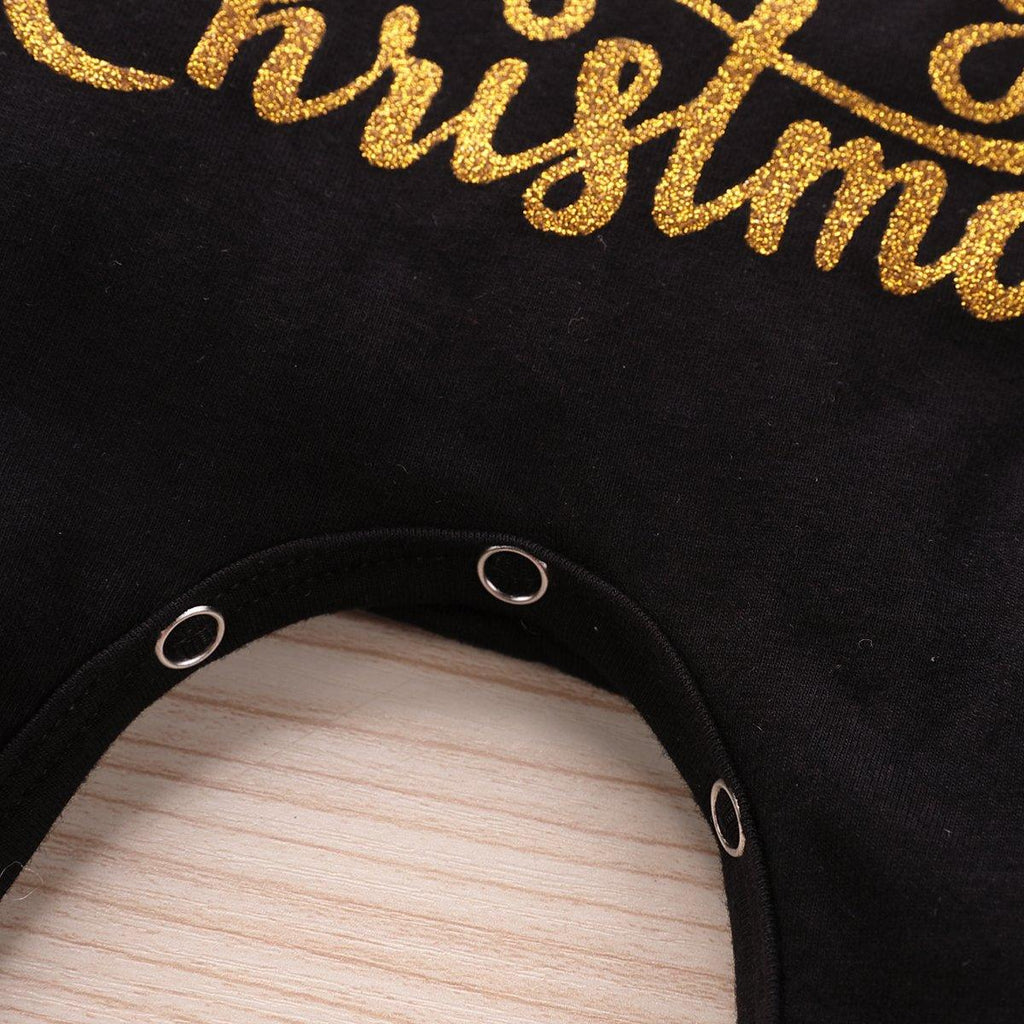 Combinaison de Noël à manches longues pour bébé nouveau-né, barboteuse pour garçons et filles, tenue de bébé avec motif de vacances pour bébés garçons et filles