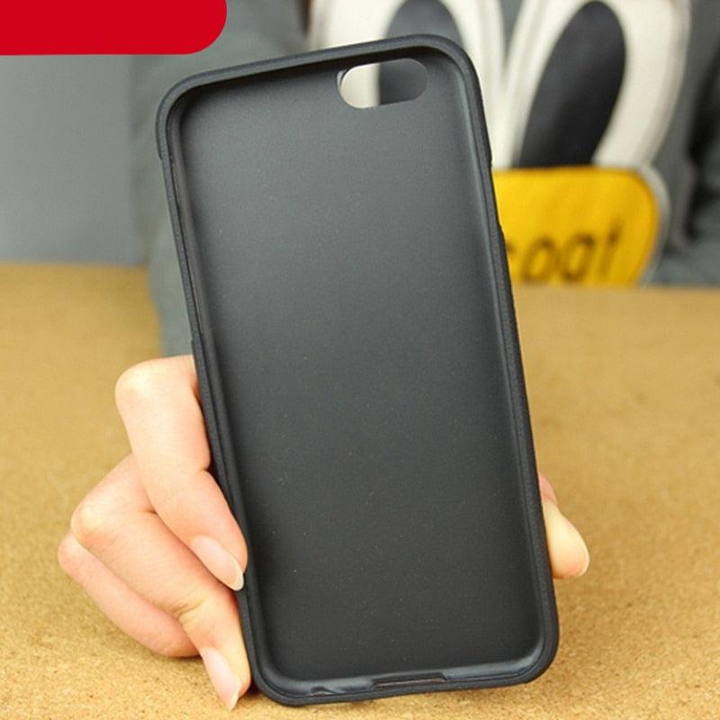 Coque de téléphone pour iPhone 14 X XR XS 11 12 13 Pro Max 5 6 6s 7 8 Plus S21 S22 Ultra en silicone souple ultra-fine et anti-rayures