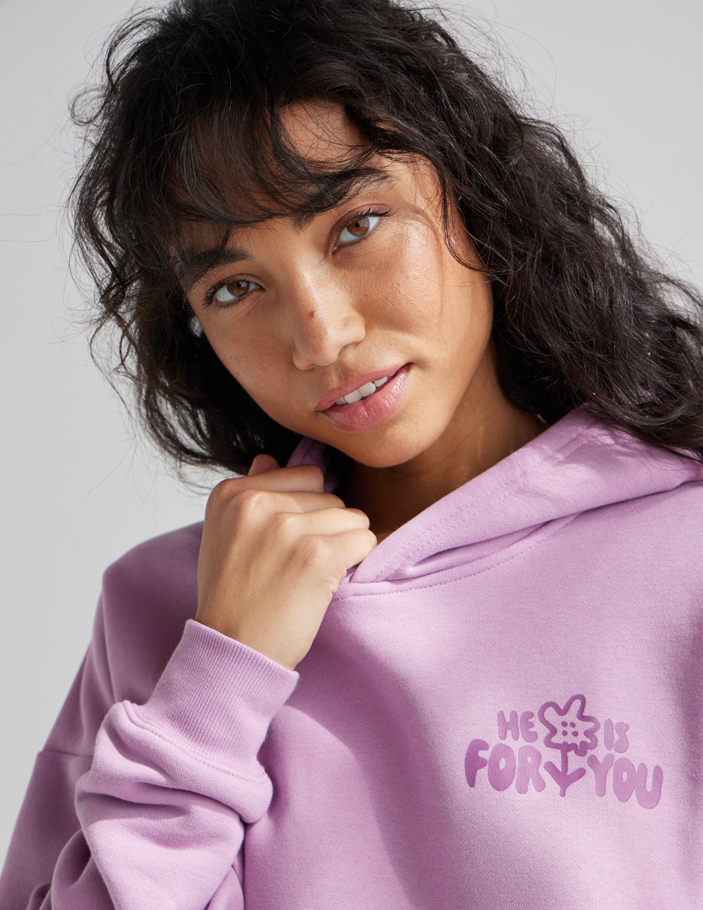 Sweat à Capuche Unisexe "Il Est Avec Vous"