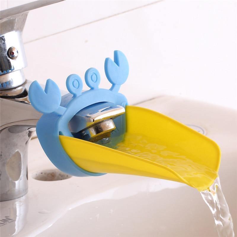 Jouets de bain en silicone pour bébé, prolongateur de robinet pour enfants, prolongateur de lavage des mains pour enfants, robinet d'évier de salle de bain en caoutchouc, prolongateur d'évier de robinet d'eau