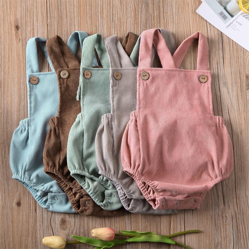 Vêtements d'été pour bébé, nouveau-né, garçon/fille, body-salopette dos nu pour filles