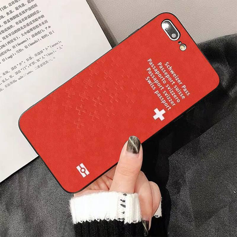 Coque de téléphone Fashion Passport pour iPhone 13 8 7 6 6s Plus X 5s Se 2020 Xr 11 12 Pro Xs Max Coque souple en silicone