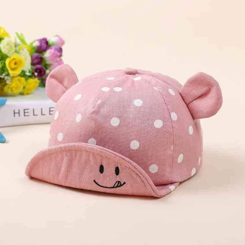 Chapeaux de soleil de plage mignons pour bébés filles/garçons avec casquette snapback réglable pour enfants, tendance moderne avec oreilles mignonnes