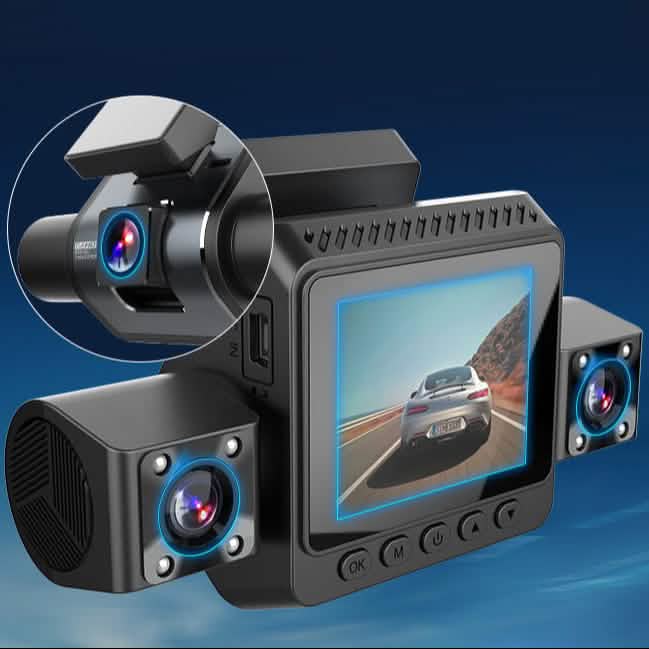 Enregistreur de conduite automobile 360° – Vision nocturne, 1080p, 4 canaux
