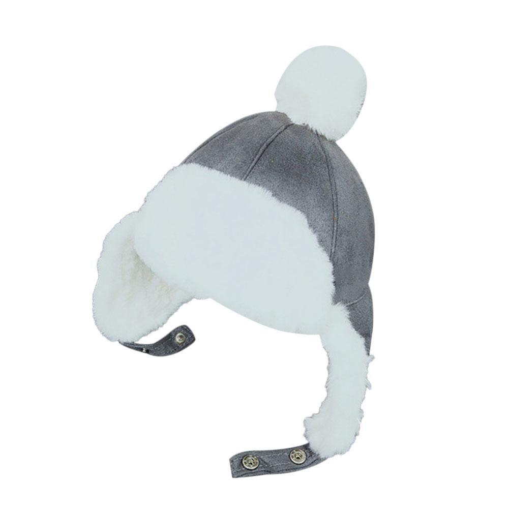 Chapeau d'hiver moderne rétro pour bébés garçons et filles, cache-oreilles pour enfants, bonnet en peluche chaud en coton, cadeaux pour enfants