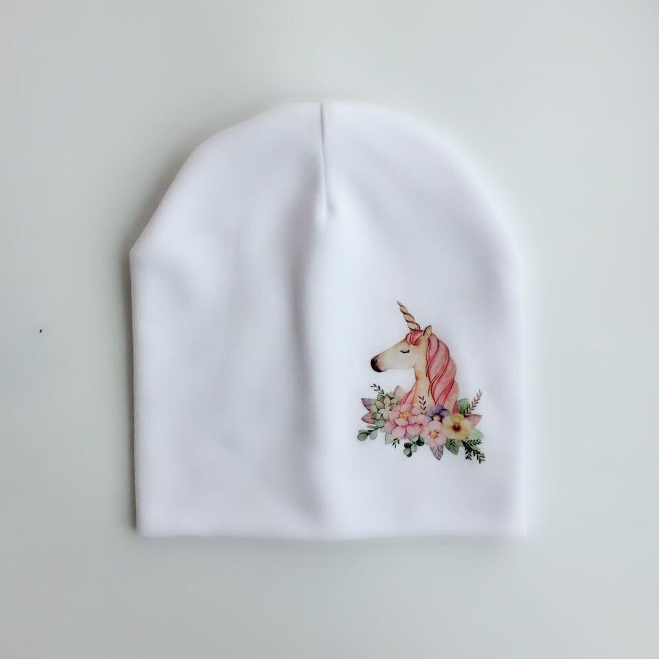 Chapeau pour bébé garçon et fille, motif éléphant licorne, tendance, pour enfant