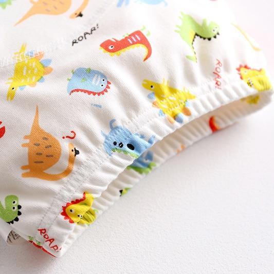 Couches lavables pour bébé à 8 couches, culotte d'apprentissage réutilisable, couche en tissu lavable, culotte imperméable avec côtés anti-fuite