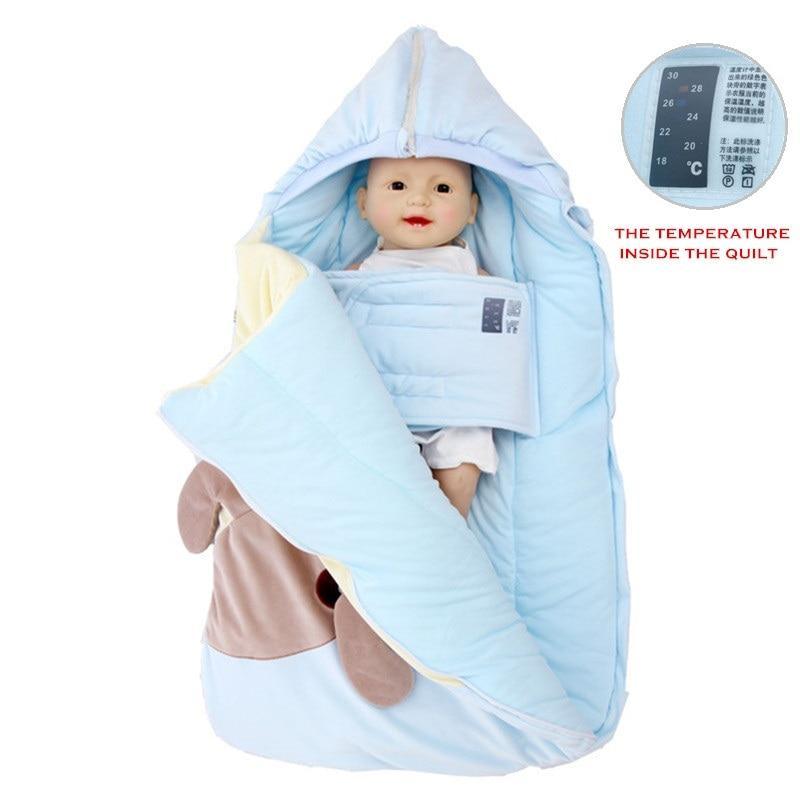 Gigoteuse nouveau-né Sac de couchage bébé Chancelière Nid d'ange Couverture d'emmaillotage Couverture enveloppante pour bébé