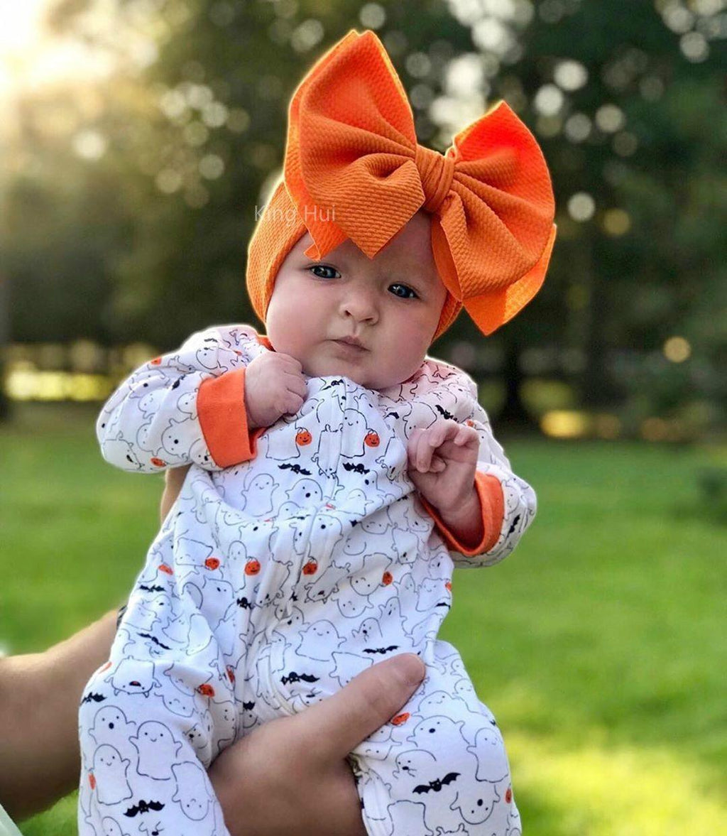 Bandeau de bébé moderne à nœud papillon pour les petites filles, bandeau turban, turban noué pour bébés filles