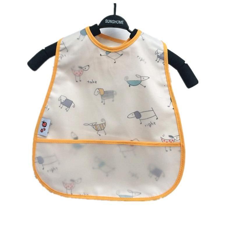 Bavoirs modernes et intéressants réglables pour bébé, bavoirs imperméables pour le déjeuner, bavoirs de dessin animé pour bébé, bavoirs pour enfants