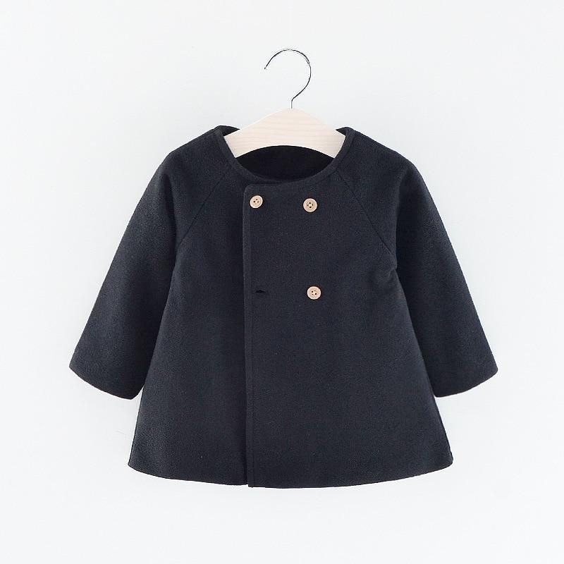 Manteau Long en Laine pour Fille, Tendance Moderne, Coupe-Vent, Idéal pour l'Automne et l'Hiver