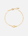 Bracelet chaîne trombone cœur