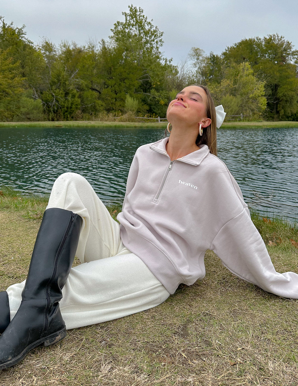 Demi-zip femme Heaven