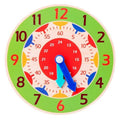 Jouets d'horloge Montessori en bois pour enfants, horloge colorée pour l'apprentissage des heures, minutes et secondes, aides pédagogiques pour la petite enfance