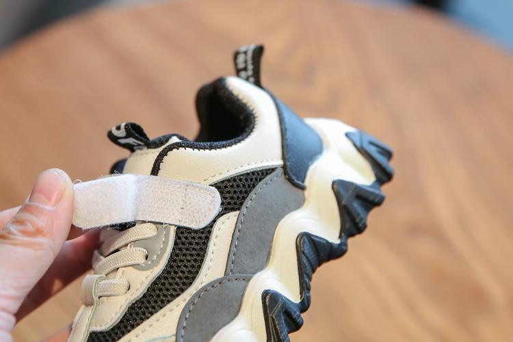 Chaussures de sport respirantes décontractées pour garçons Baskets pour enfants Chaussures de course pour bébés filles Chaussures en maille et toile
