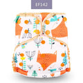 Couche lavable en tissu pour bébé, réutilisable, pour bébés mouilleurs, hybride, imperméable, en bambou, pour filles et garçons