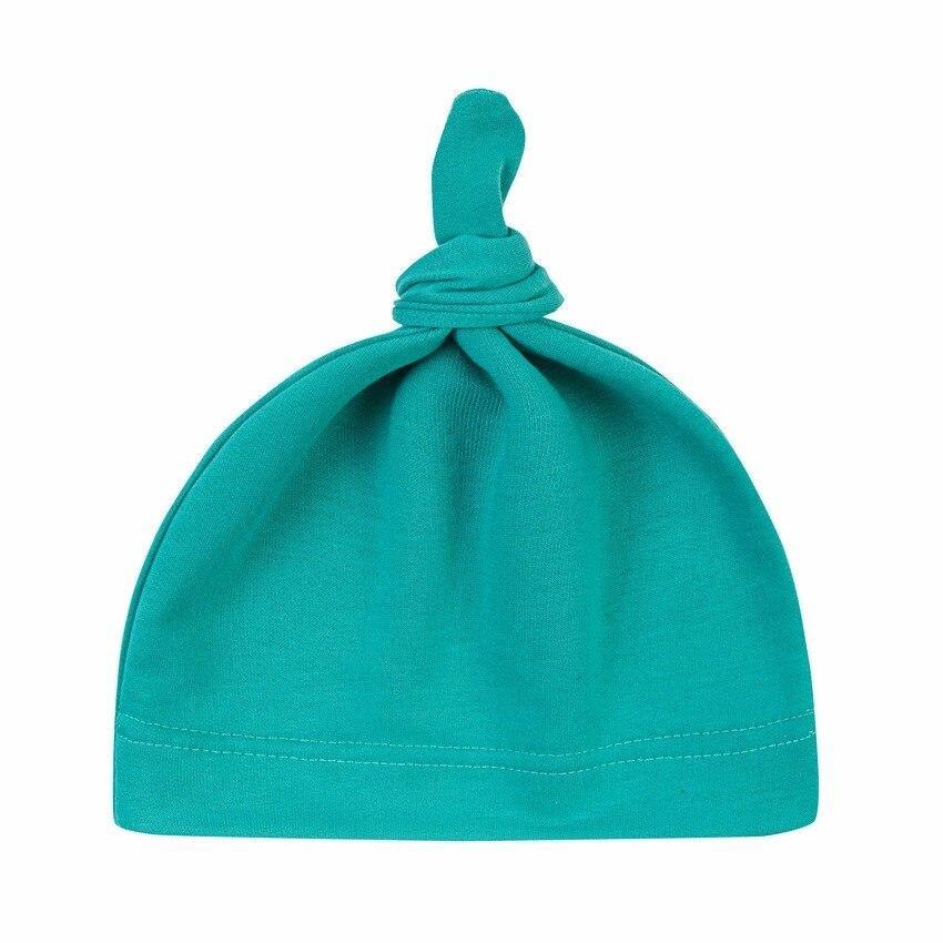 Bonnets pour bébés garçons filles, mignons bonnets pour tout-petits, chapeaux de nuit en coton avec nœud pour enfants