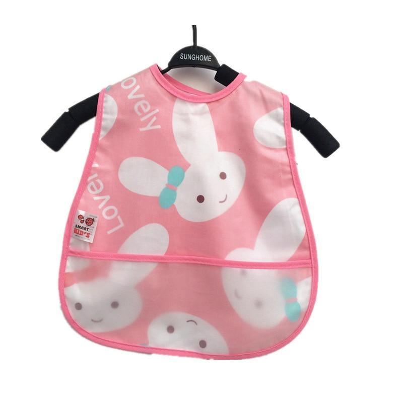 Bavoirs modernes et intéressants réglables pour bébé, bavoirs imperméables pour le déjeuner, bavoirs de dessin animé pour bébé, bavoirs pour enfants