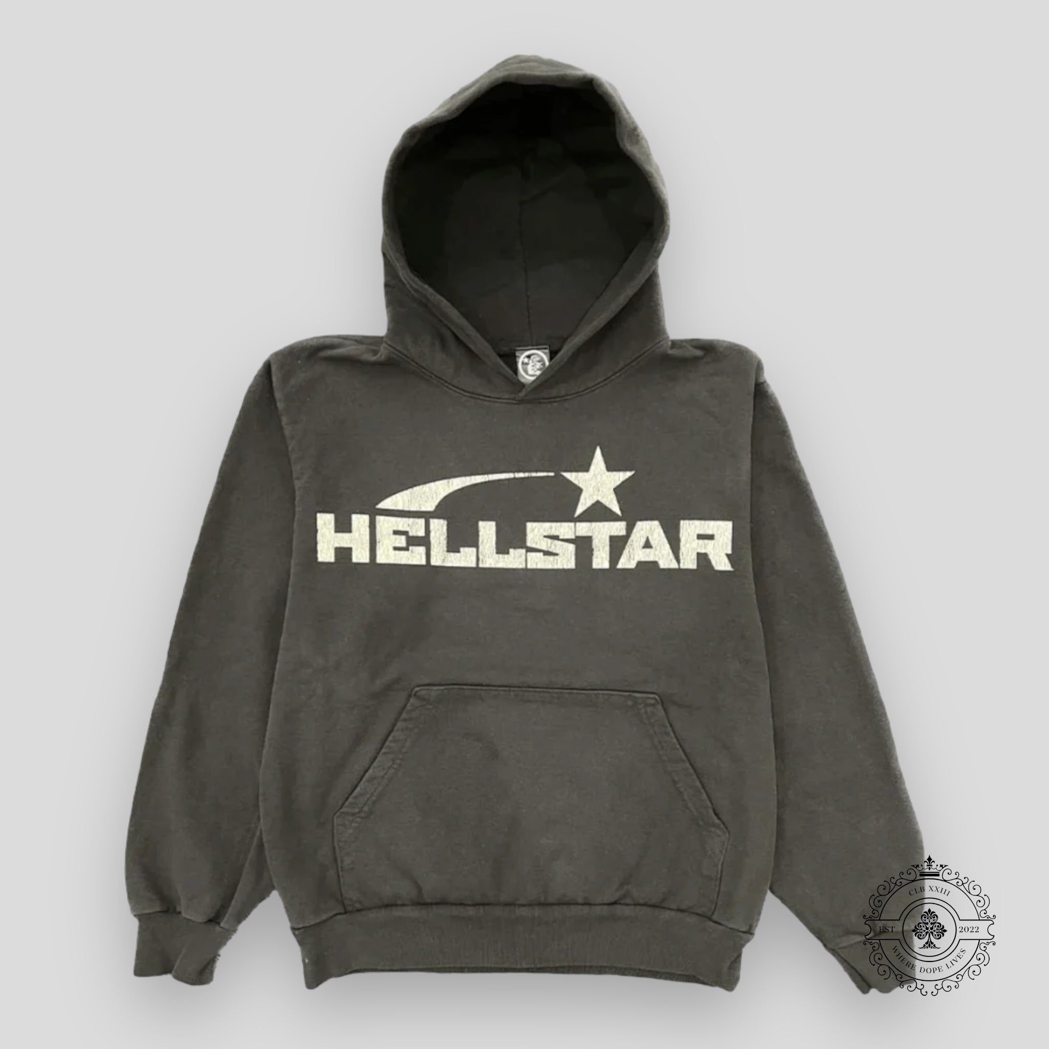 Sweat à capuche Hellstar Basic Logo - Noir