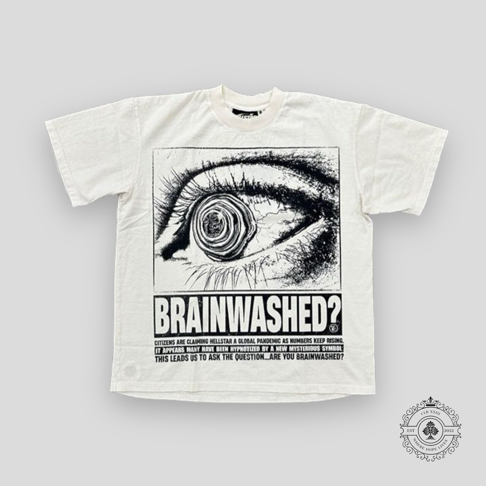 T-shirt Hellstar Eyeball blanc