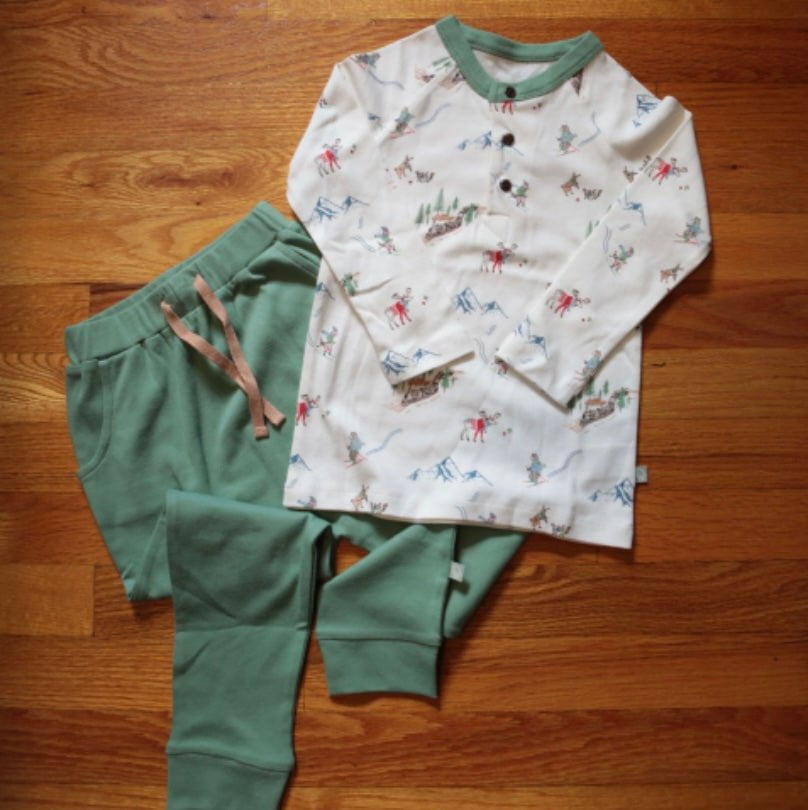pantalon d'intérieur | vert basilic