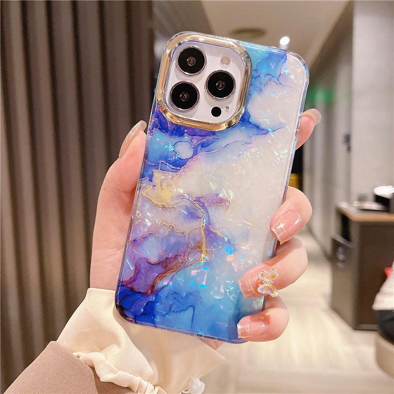 Motif marbre mince antichoc de protection souple pour filles femmes mignon étui coque pour iPhone 13 Pro Max étui de téléphone marbre pailleté pour iPhone 12 11 Pro Max XS Max XR coque antichoc