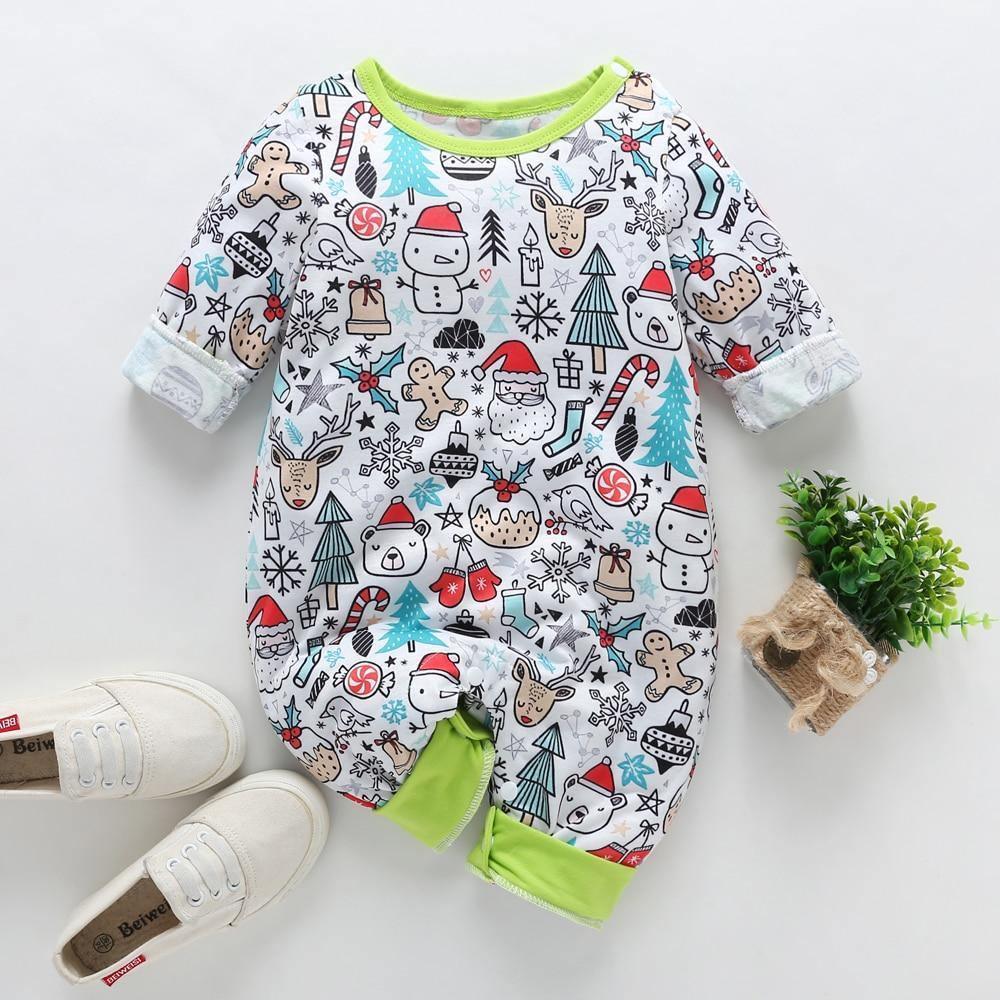 Grenouillère bébé garçons filles barboteuse florale dinosaure voiture imprimée manches longues coton barboteuse combinaison enfant pour enfants