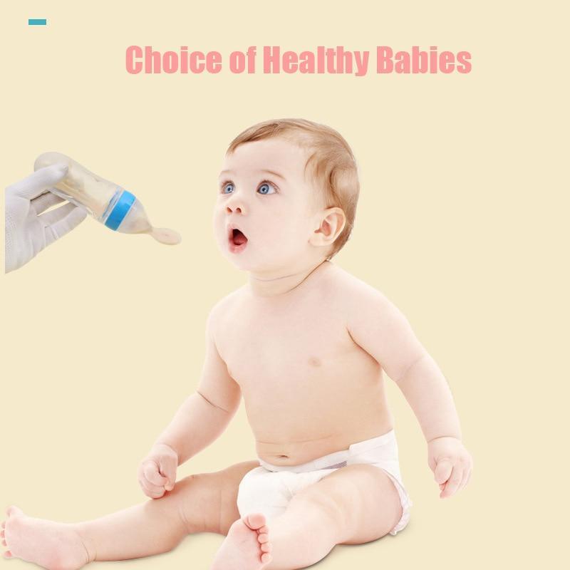 Nouveau Biberon Moderne Cuillère Distributrice Compte-gouttes Cuillères en Silicone pour Nourrir les Médicaments Enfants Tout-petits Couverts Ustensiles Accessoires pour Bébés Biberon Cuillère Idéal pour les Voyages