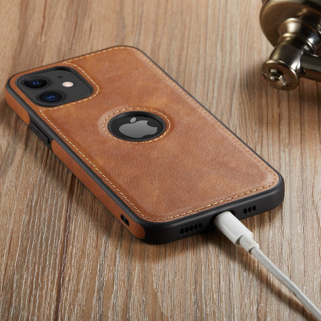 Coque de téléphone en cuir PU de luxe pour iPhone 14 Pro Max 13 Pro Max 11 12 Pro Max XR XS Max X 7 Plus, étui en cuir mince, coque arrière compatible avec iPhone 13 Pro, étui de téléphone mince en cuir classique, luxe élégant