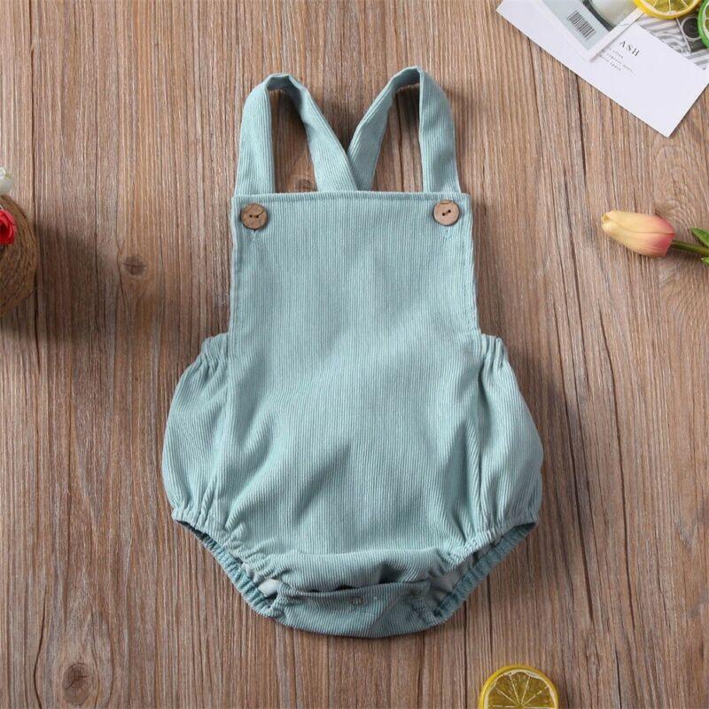 Vêtements d'été pour bébé, nouveau-né, garçon/fille, body-salopette dos nu pour filles