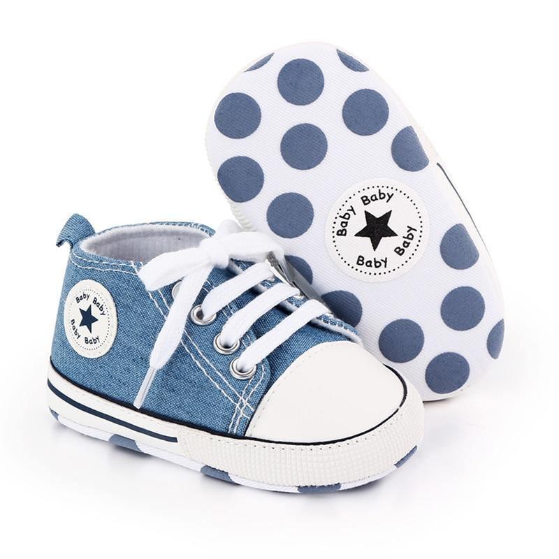 Nouvelles baskets souples pour bébé, chaussures de sport pour nouveau-né garçon et fille, antidérapantes, premières chaussures de marche, 0-18 M