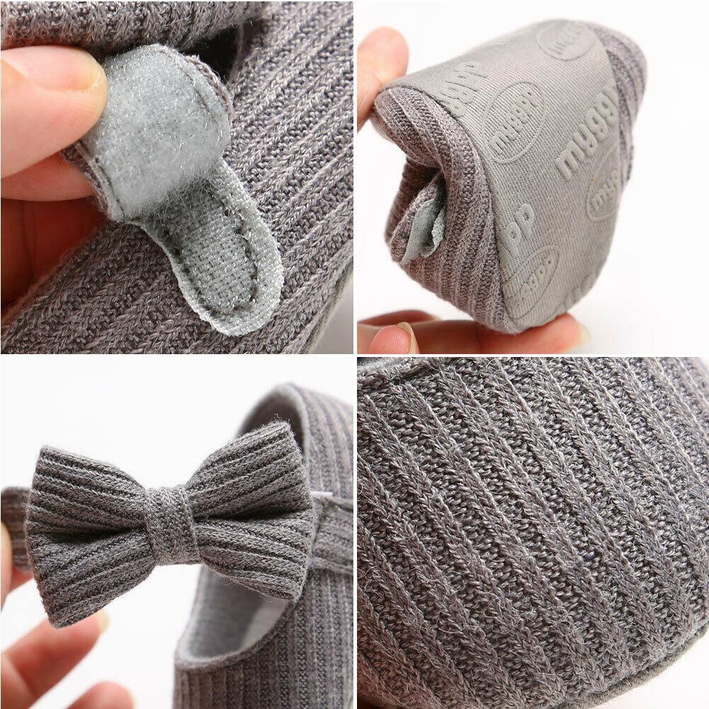 Chaussures de princesse pour bébé fille, nœud papillon, semelle souple, décontractées, pour nouveau-nés, 0-18 mois