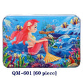 Nouveau puzzle en bois de 60 pièces, jouet pour enfants, puzzle en bois animaux de dessin animé, jouets d'apprentissage éducatifs précoces pour enfants, cadeau de Noël