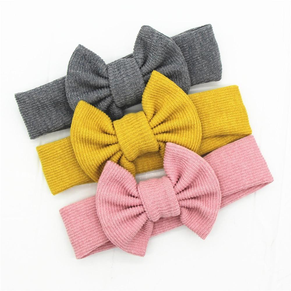 Bandeaux mignons et modernes pour bébés filles, tricotés pour nouveau-nés, bandeaux pour bébés, accessoires pour cheveux pour filles
