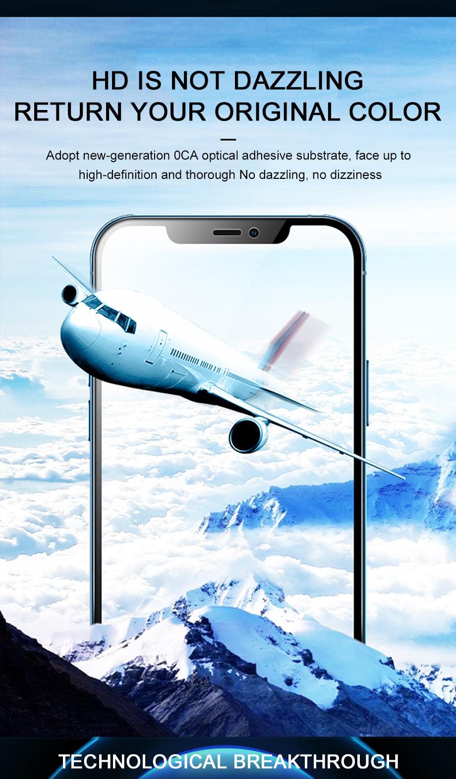 Verre de protection de confidentialité 8K pour iPhone 11 12 13 14 Pro Max XR Verre trempé anti-espion pour iPhone 14 13 12 Film de protection d'écran bord à bord Film de protection d'écran compatible avec les coques
