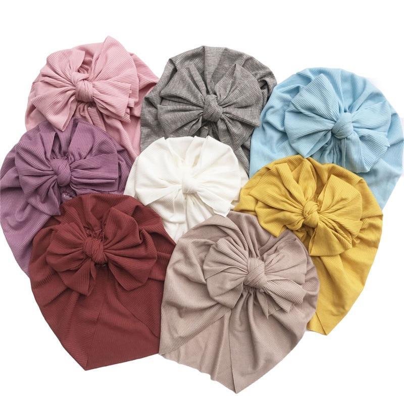 Bonnet turban en coton chaud et doux pour bébé fille/garçon - Style moderne et élégant