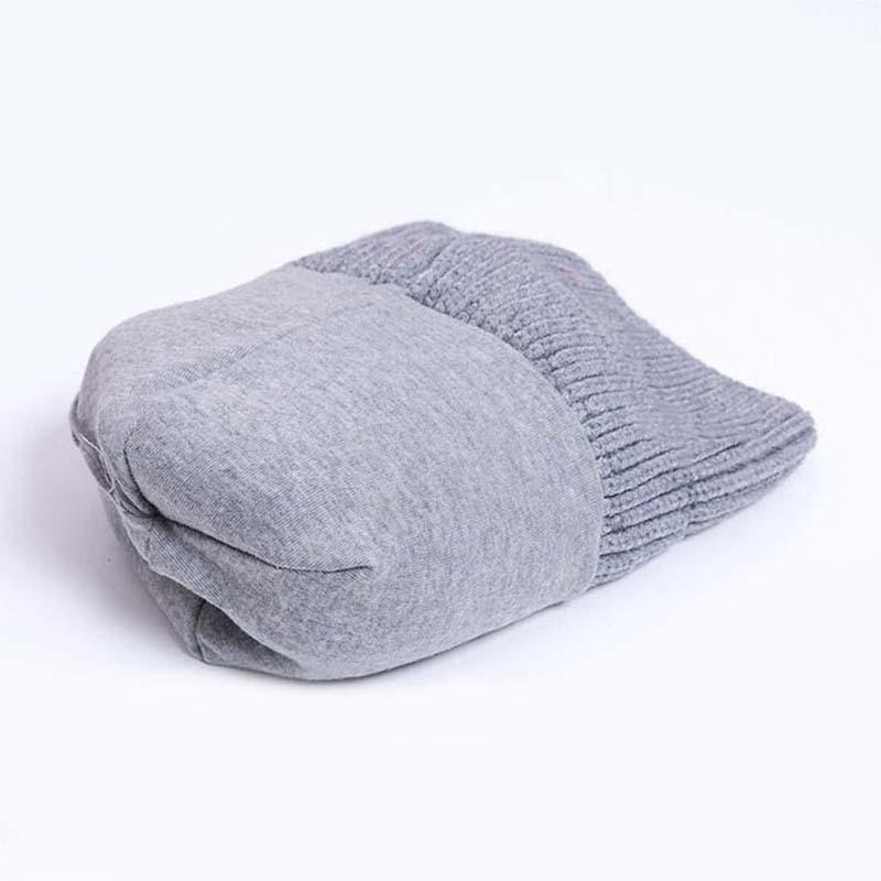 Bonnet tricoté bébé à double pompon pour petite fille, chaud et épais, pour enfant en bas âge, au design hivernal moderne et élégant avec un grand nœud.