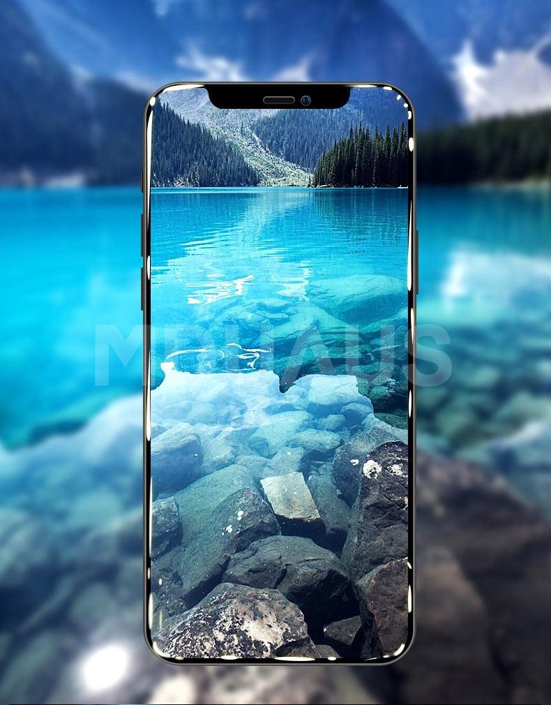 Verre de protection intégral 9999D pour iPhone 11 12 Pro XS Max X XR 12 mini, protection d'écran pour iPhone 8 7 6 6S Plus, film en verre trempé, coque de protection avant en verre trempé intégral pour iPhone