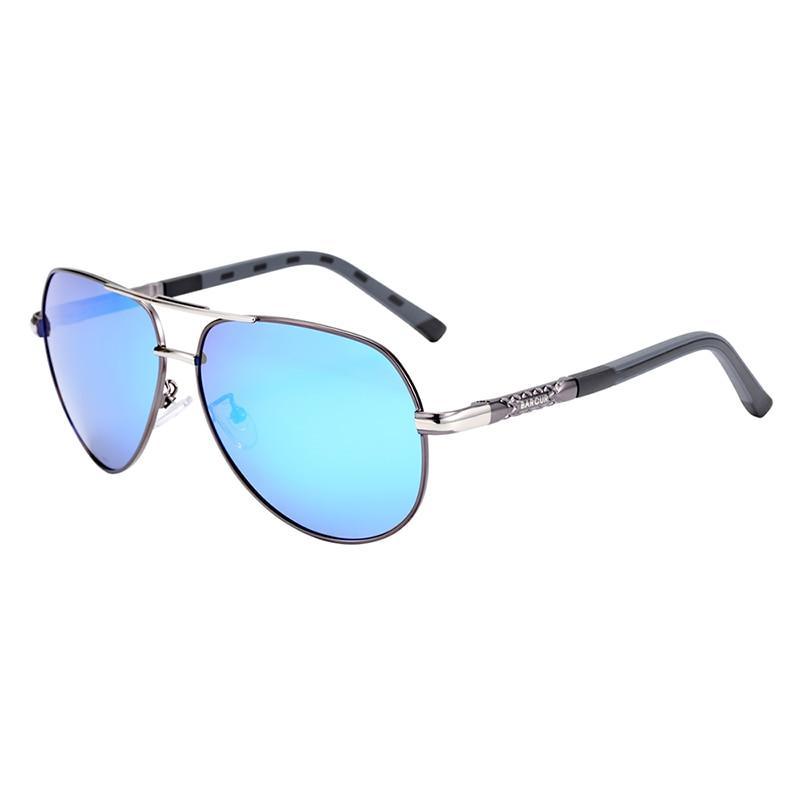 Lunettes de soleil rétro vintage élégantes de luxe pour hommes, de haute qualité, polarisées, de pilote aviateur, rétro classiques, avec protection UV400