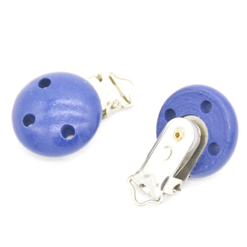 Attache-sucette en bois pour bébés et enfants, jolies attaches rondes pour produits pour bébés